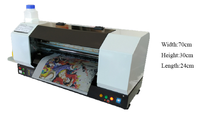 New Advanced Welcomed Printer DTF Color And White Support Well Fabric Direct To Film Printing